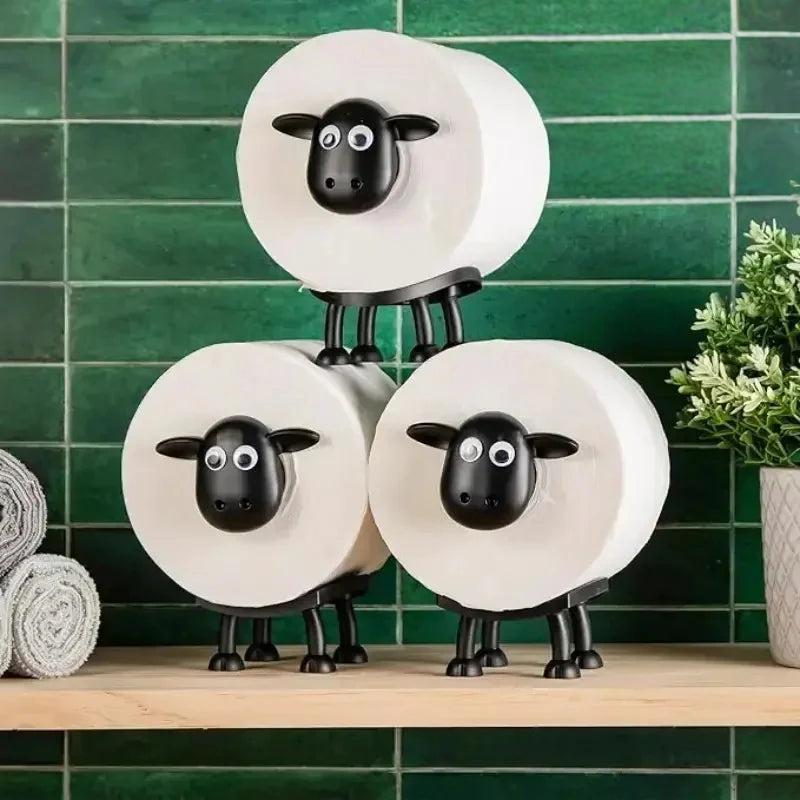 Charmanter Schaf-Toilettenpapierhalter für Ihr Badezimmer