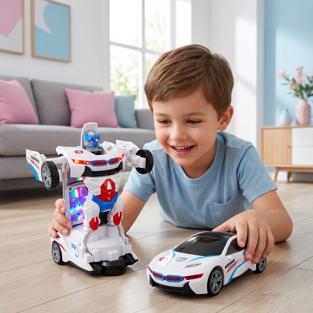 Spielzeugauto mit wandelbarem Design für Kinder