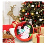 Aufblasbarer Weihnachtsball für den Außenbereich 60 cm – Wetterfeste PVC-Dekoration