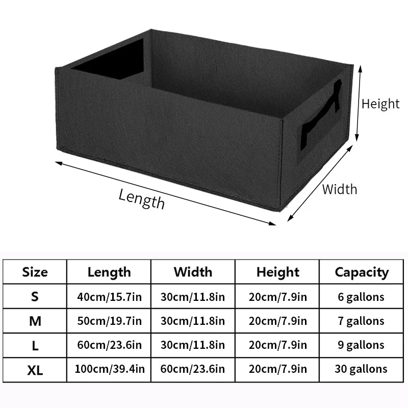 Flexible Grow Bag for Any Space | Breathable Material | Sizes from 6 to 31 Gallons
