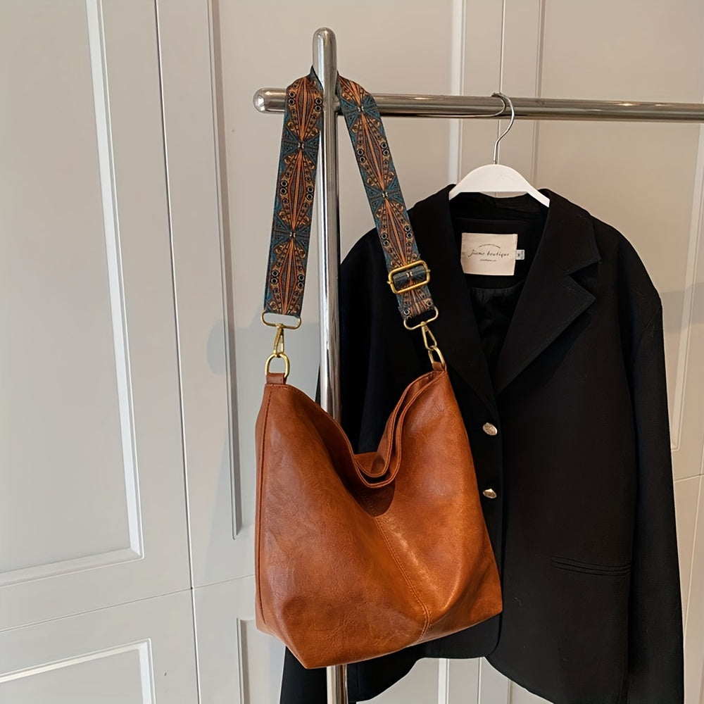 Städtische PU Umhängetasche – Weiße Messengerbag mit Reißverschluss