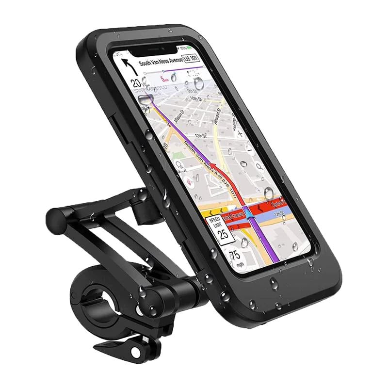 Wasserdichter Handyhalter mit USB und 15W kabellosem Laden für Fahrrad und E-Bike