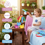 Kinderspielzeug Fischteich aus Plüsch im Montessori-Stil