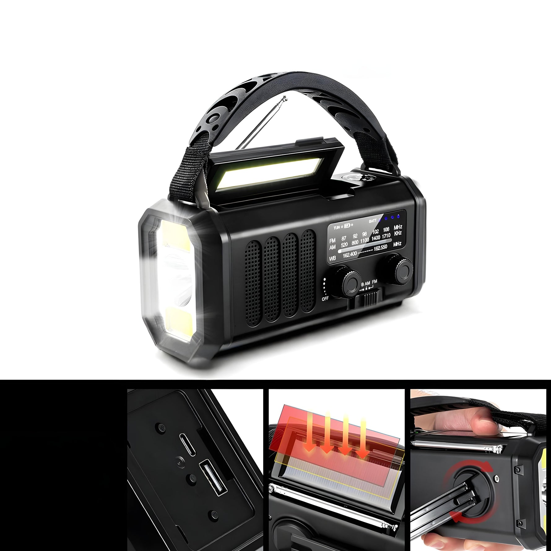 SolarPlus – Notfallradio mit Powerbank und Solartechnologie
