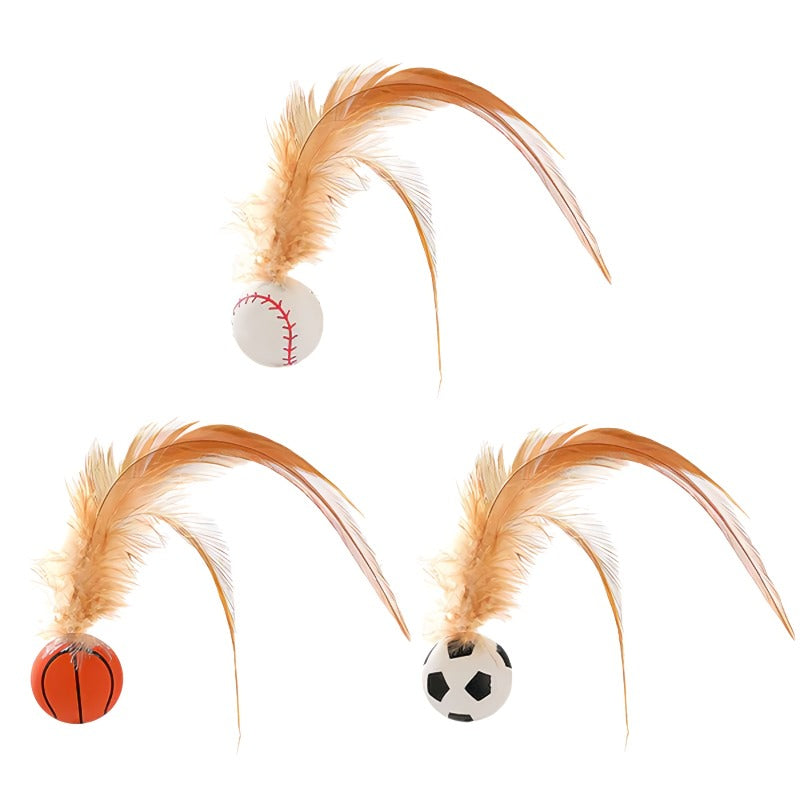 FederSprung Katzenspielzeug - 3er Set