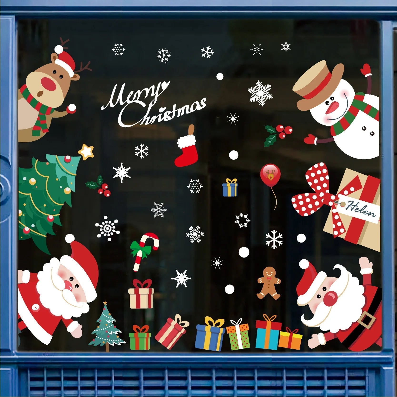 Winter Magic | 137-piece window decoration set with snowflakes