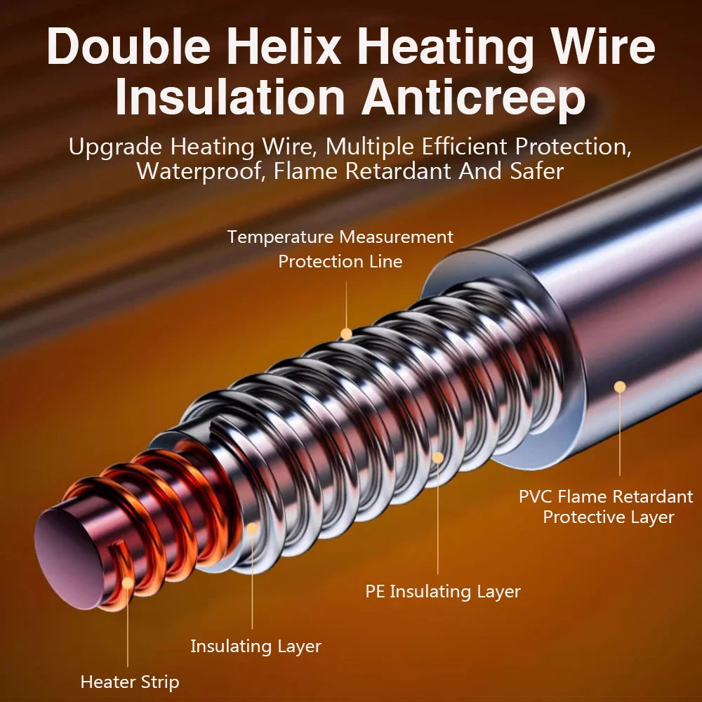 Heated Underblanket with Smart Temperature Control | 220V for Year-Round Use