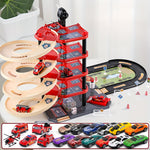 Adventurous Fire Station Garage with Accessories for Creative Kids