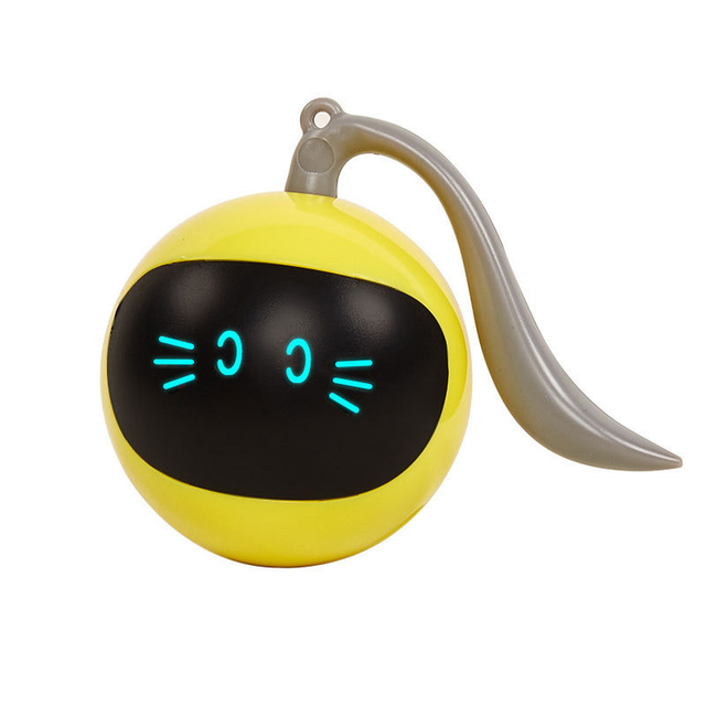 Faszinierender LED-Spielball für Katzen