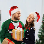 Beleuchtete Weihnachtsmütze mit LED-Lichtern – Weiche Plüsch-Santa-Mütze