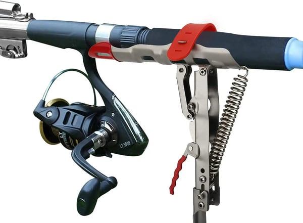Fischrutenhalter mit Bissensor für Strand und Ufer