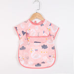 Schürze für Babys mit Taschen zum Malen und Essen