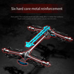 All-Wheel Drive RC Truck in 1:16 Scale with Treaded Tires and LED Lights