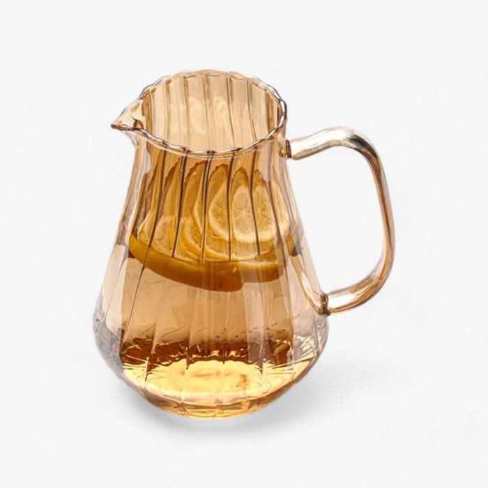 Eleganter 1,5L Glaskrug für Heiß- und Kaltgetränke