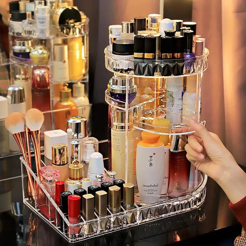 360 Grad drehbarer Make-up Schönheitsorganizer