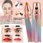 2-in-1 Gesichts- und Körpertrimmer mit LED-Beleuchtung