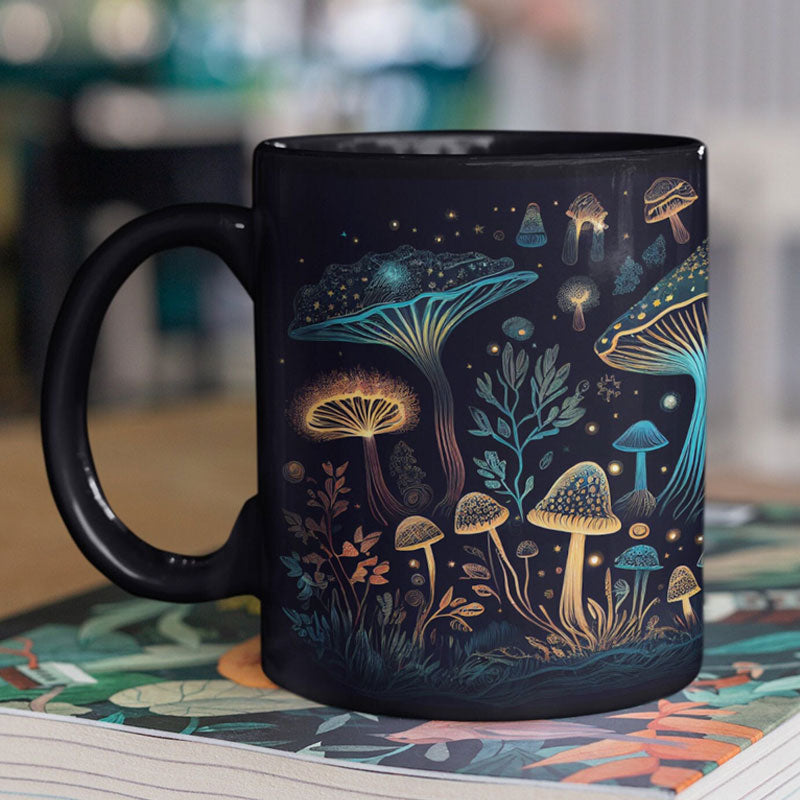 Luminara | Bezaubernde Tasse mit Leuchtpilzen