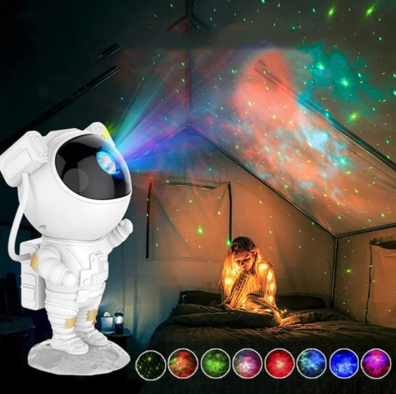 Sternenhimmel Projektor für Kinderzimmer – Dimmbare LED Nachtlampe mit Galaxie und Raumprojektion