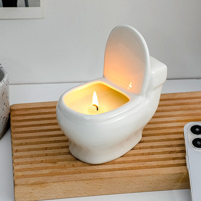 Kreative Lustige Aromatherapie Kerze für die Toilette