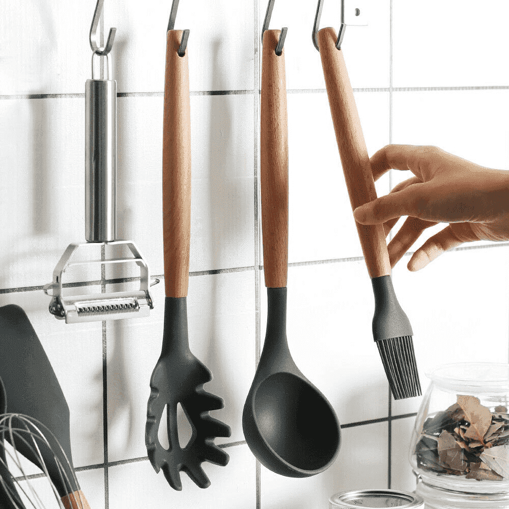 9-teiliges Silikon Küchenhelfer Set | Küchenzauber
