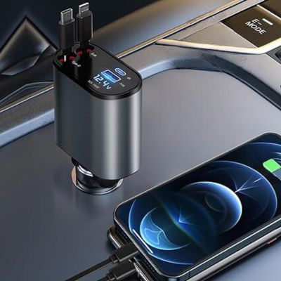 Smart Car Charger with 100 Watts Power
