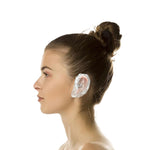 100 Pack of Disposable Ear Covers for Bathing and Showers - Unisex