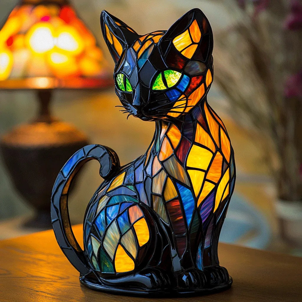 LED Nachtlicht in Katzen-Silhouette
