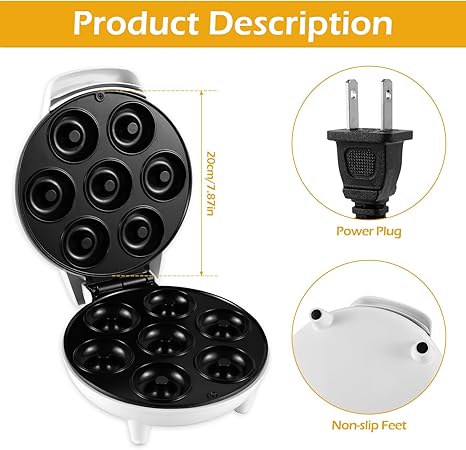 Elektrischer Donut Maker – 3-teiliges Set