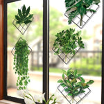 3D Wandaufkleber mit grünen Pflanzen (2er Pack)