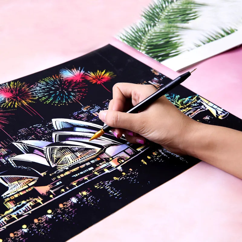 Imaginative Scratch Art Board | Unleash Your Creativity