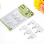 Set aus 6 flexiblen Wandhaken für jeden Raum