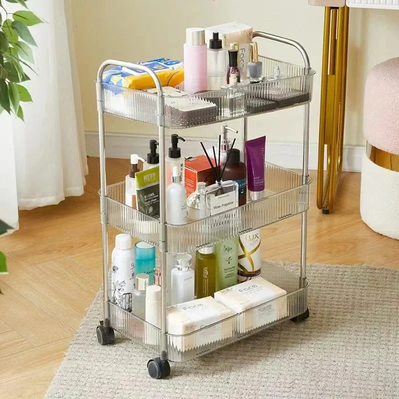 Vielseitiger Aufbewahrungstrolley mit Rollen – FlexiCart