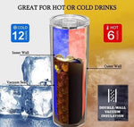 Thermo-Becher mit schmutzigem Muster