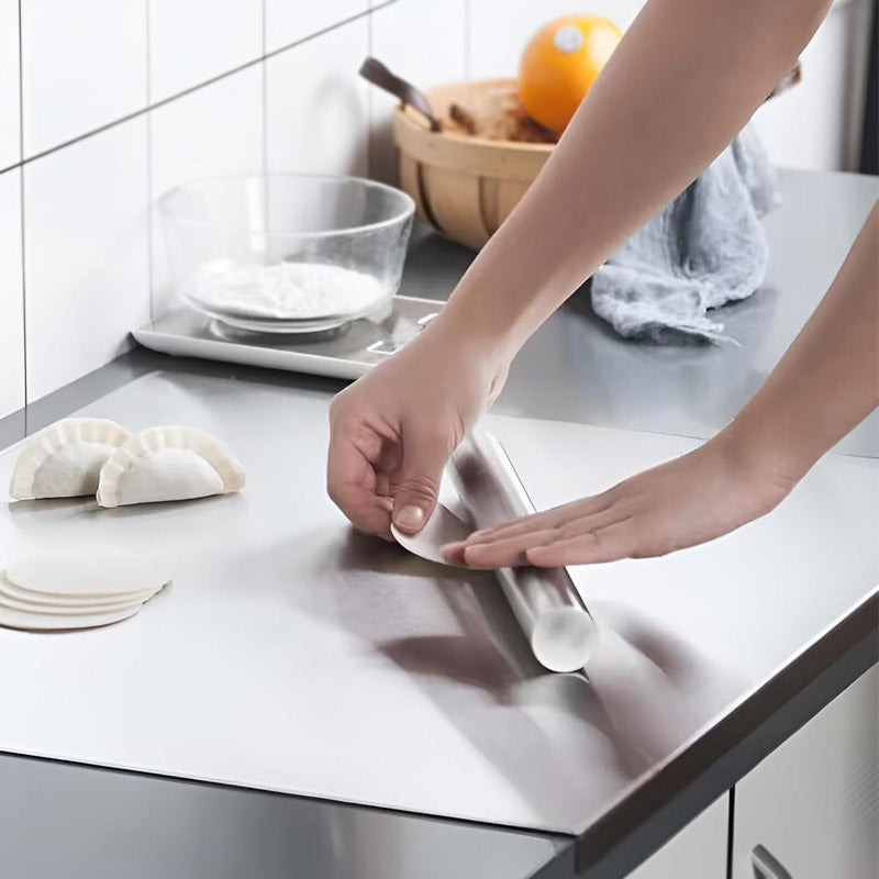 Robustes Edelstahl-Schneidebrett für die Küche