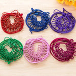 12 Stück Elastisches Wäscheleine Set