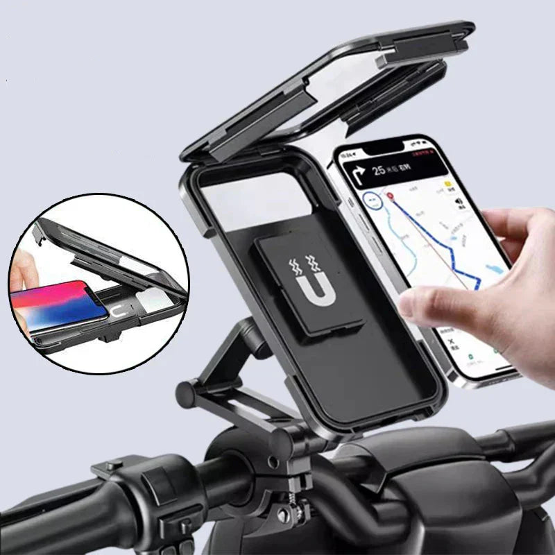 Wasserdichte Halterung mit 15W USB-Ladefunktion für Fahrräder