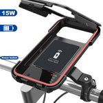 Wasserdichte Halterung mit 15W USB-Ladefunktion für Fahrräder