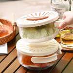 Practical 2-in-1 Fruit and Vegetable Washer with Storage