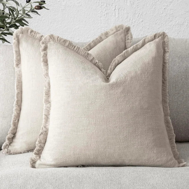 Elegant Cushion Covers made of 100% Cotton – 45x45 cm for Sofa & Bed