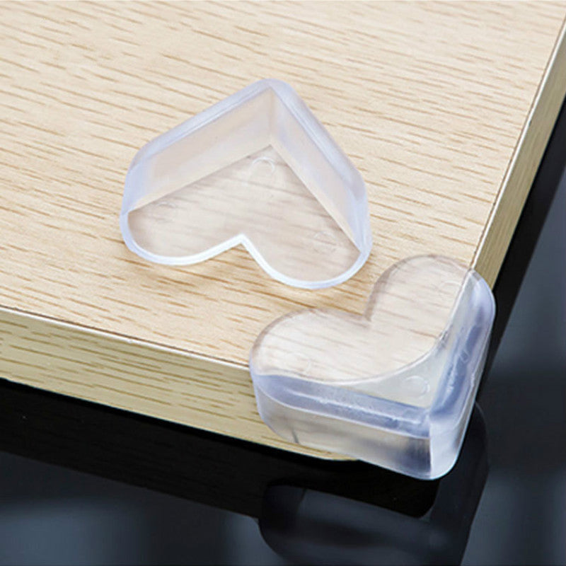 Transparente Eckenschützer für Möbel – Baby Sicherheits Herzform