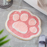 Rutschfeste Badezimmermatte mit saugfähigem Fußkissen | CatSoft