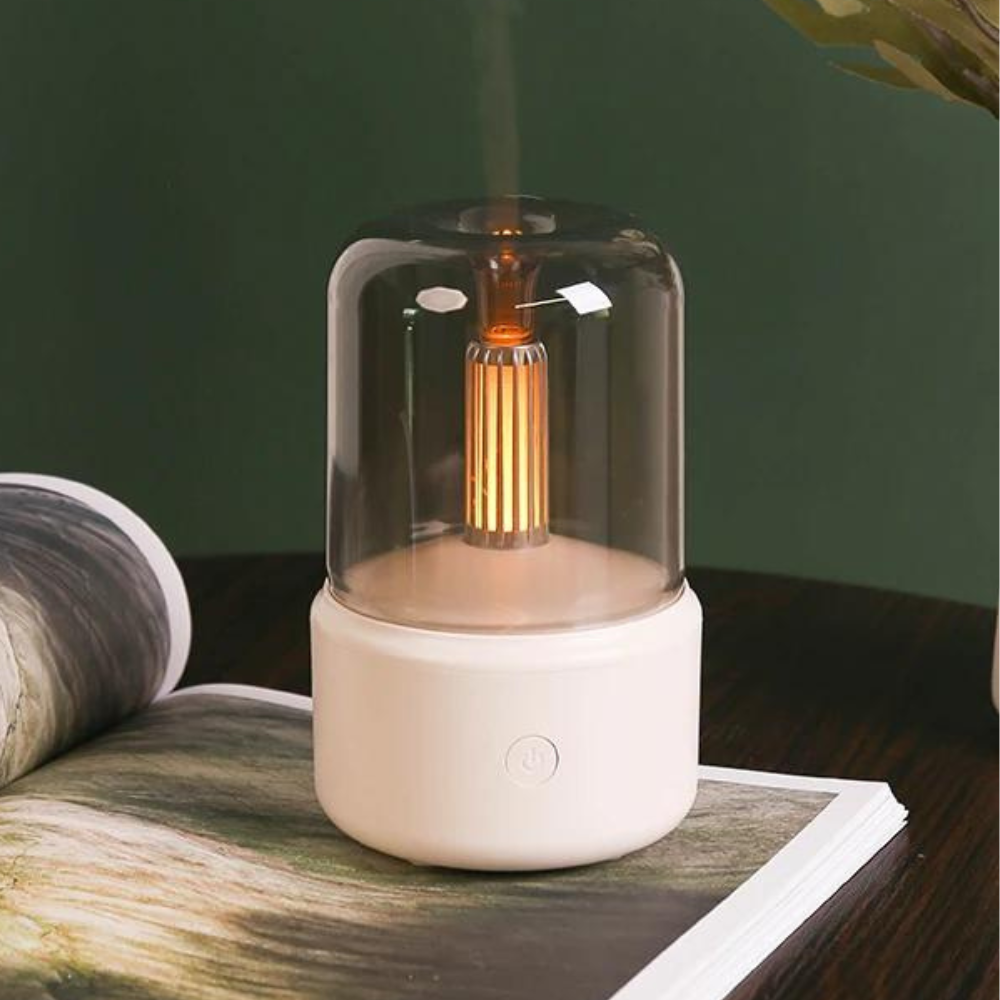 Aromatischer Diffusor mit sanfter Beleuchtung – USB Befeuchter