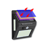 Solarbetriebene Bewegungsmelder mit 100 LEDs | LuminaGuard