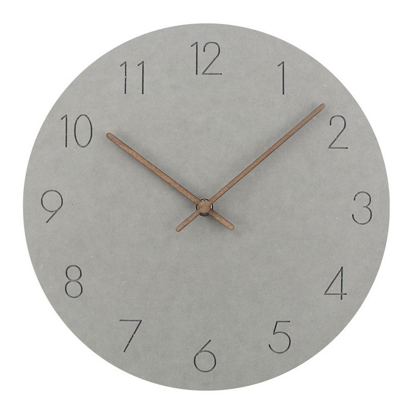Wanduhr im minimalistischen Stil – Lautlose Uhr für modernes Interieur