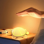 Cute Turtle LED Night Lamp with Color Change - USB-C Rechargeable Silicone Lamp for Kids' Room