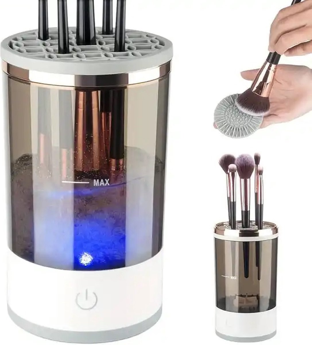 Automatischer Make-up-Pinselreiniger – 3-in-1 tragbar und wiederaufladbar