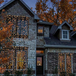 3m Lichtervorhang mit 300 Warmweißen LEDs