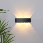 Moderne LED Wandleuchte aus Aluminium für Innen und Außen
