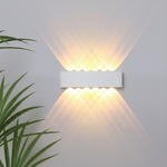 Moderne LED Wandleuchte aus Aluminium für Innen und Außen