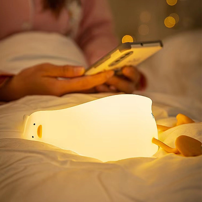 Nachttischlampe in Entenform – Süßes Nachtlicht